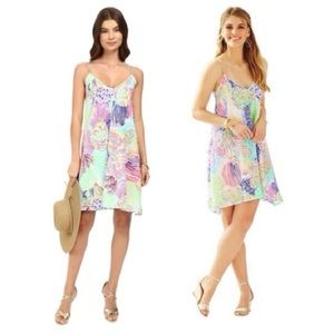 Lilly Pulitzer Clara "Multi Roar of the Seas" Silk Slipdress